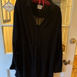 HD in Paris Black Button-Up Blouse